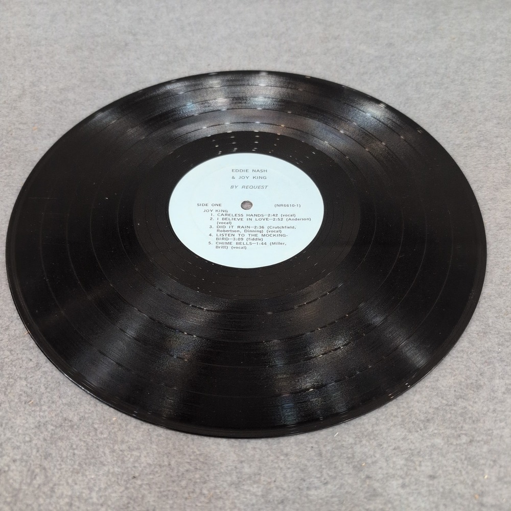 Eddie Nash & Joy King By Request Signed Vinyl LP Galaxie III NR6610-1 Country VG - Picture 7 of 8